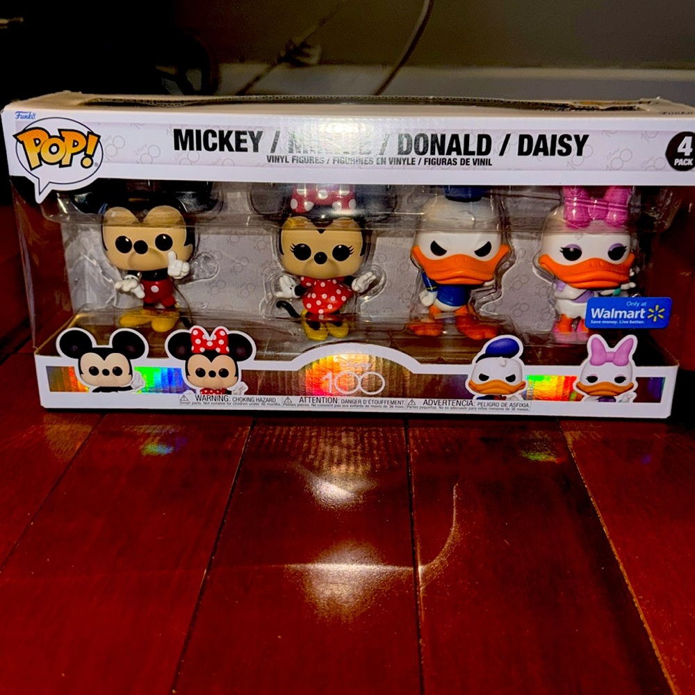 Disney 100th Limited Edition exclusive Funko Pops 4 pack.